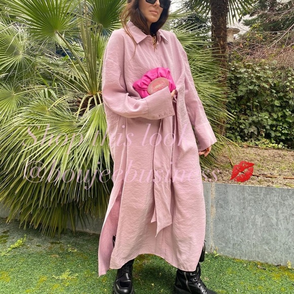 ZARA BNWT Knotted Shirt Dress - Picture 4 of 6